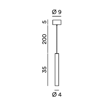 Perenz Poule – sospensione in vetro ambra o fumé 8 W 640 lm